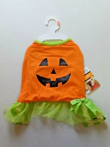 Martha Stewart PETS Fashion Dog Apparel M Cute Halloween Pumpkin Costume Dress - Picture 1 of 5