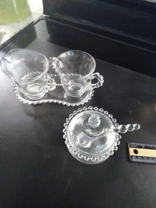 IMPERIAL KERZENDOCHT ZUCKER, SAHNEKÄNNCHEN, UNTERTELLER, MARMELADE,, DECKEL, LÖFFEL ~ GEBRAUCHT, IN EINWANDFREIEM ZUSTAND - Bild 1 von 6