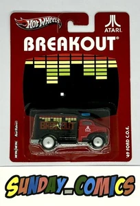 Hot Wheels 2012 Nostalgia Series Atari Breakout '49 Ford C.O.E. Real Riders NM - Picture 1 of 8