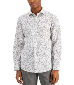 Bar Iii Men's Slim-Fit Performance Stretch Printed Dress Shirt S - Picture 1 of 1