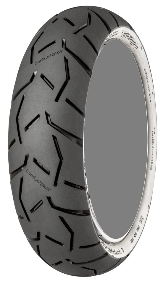 Continental ContiTrailAttack 3 130/80R17 Rear Radial Motorcycle Tire 65H - Image 1 of 1