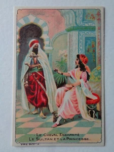 CHROMO IMAGE CHOCOLAT LE CHEVAL ENCHANTE LE SULTAN ET LA PRINCESSE SERIE 5437: 4 - Foto 1 di 2