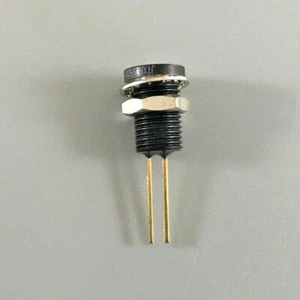 MIL SPEC JXM19500/51902 INDICATOR LIGHT 2 SOLDER GOLD TABS RED LIGHT - Picture 1 of 6