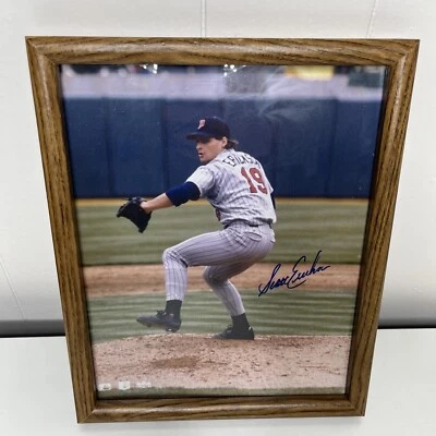 SCOTT ERICKSON SIGNED AUTO'D 8X10 PHOTO MINNESOTA TWINS ORIOLES In Wood Frame - Image 1 of 4