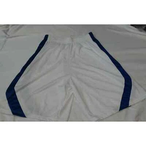 NWOT Augusta Sportswear Men's Polyester Large White/Blue Basketball Shorts - Picture 1 of 11