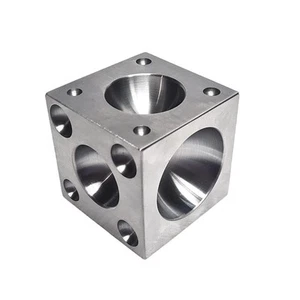 Steel Doming Block 2.5" x 2.5" x 2.5" Dapping -Jewelry Making Metal Forming Tool - Picture 1 of 6