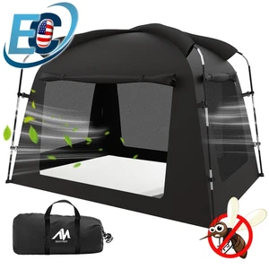 Portable Privacy Bed Tent Twin Full Size Blackout Indoor Canopy for Kids Adults - Picture 1 of 11