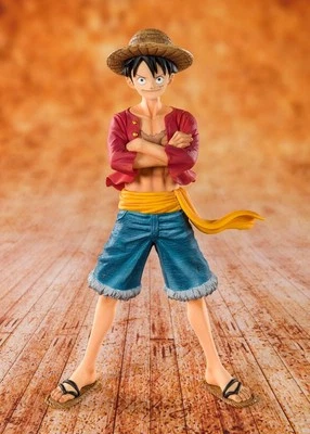 One Piece Zero Straw Hat Luffy 14cm Statuetta Bandai Tamashii Nations - Immagine 1 di 4