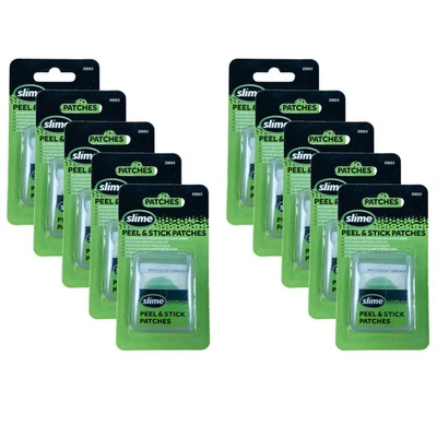 Puncture Repair Pre Glued Patches Slime Skabs 6 (10 Pack) - Image 1 of 4