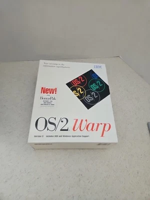 IBM OS/2 Warp Version 3 Operating System Plus Bonus Pak BRAND NEW SEALED! RARE - Image 1 of 4