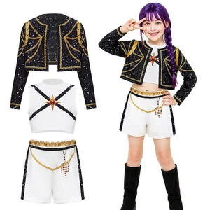 Lieferung garantiert-Bestellung früh-Kinder Rumi Golden Stage Outfits Cosplay Kostüm - Bild 1 von 6