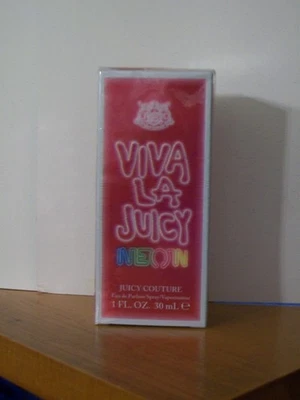Viva La Juicy Neon Juicy Couture 1 жидкая унция 30 мл женская парфюмированная вода спрей запечатанная - Изображение 1 из 4