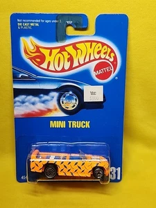 Mini camión Hot Wheel 1991 tarjeta azul nuevo en paquete #231 nuevo en paquete🔥 (A3) - Imagen 1 de 16