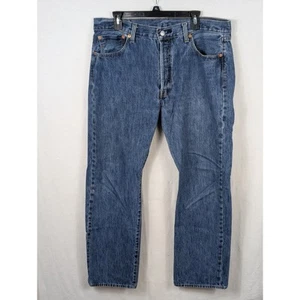 Levi's 501xx Original Fit Button Fly Jeans Blau Herren Größe 36x32 - Bild 1 von 14