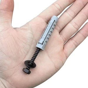 10 Heavy-Duty Hex Head Screws with Expansion Plugs and Washers,Tv Wall Mount ... - Picture 1 of 12