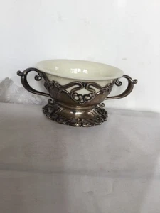 Antik Sterling Silber 3137 Consommé Bouillon Suppentasse Halter & Schale - Bild 1 von 24