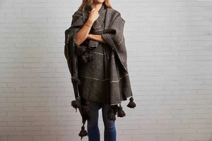 Verve Culture Moroccan Blanket, Brown - Picture 1 of 1