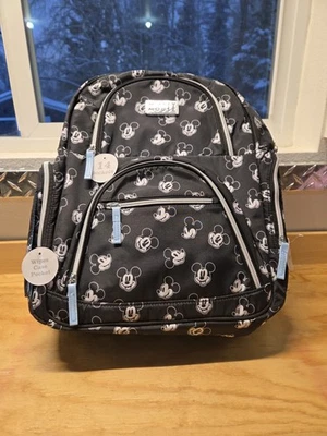 NWT Black & Blue Disney Mickey Mouse Diaper Bag Backpack Tote with 14 Pockets - Image 1 of 4