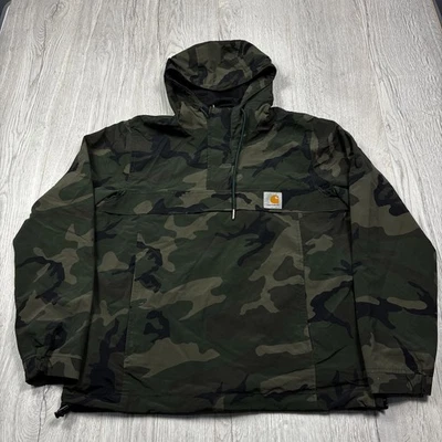Carhartt WIP Nimbus Pullover Camo Mesh Liner Windbreaker guter Zustand  - Bild 1 von 4