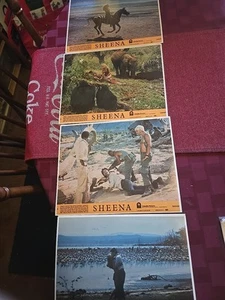 TANYA ROBERTS SET 8 LOBBY CARDS FOR SHEENA QUEEN OF JUNGLE - Picture 1 of 2