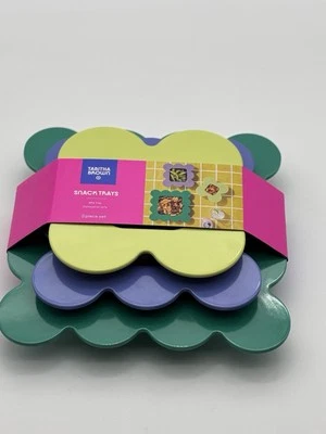 3pc Flower Stacking Snack Tray Set - Tabitha Brown for Target - Image 1 of 4