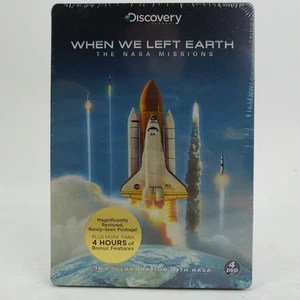 When We Left Earth The Nasa Missions (DVD, 2008) Discovery 4 Disc Set NEW SEALED - Picture 1 of 13