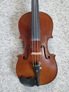 "Old Strad 4/4 By E. Reinhardt Schmidt Saxony 1903, Case, Ready to Play" - Picture 1 of 11