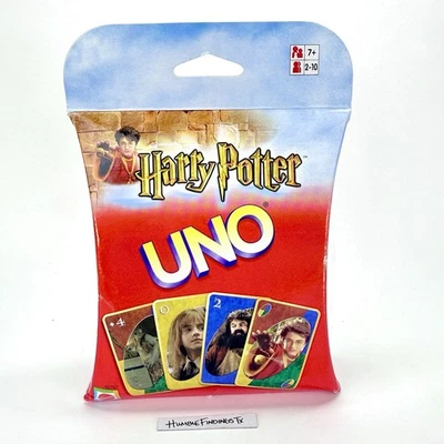NEW Harry Potter UNO Card Game Mattel 2002 Vintage Y2K Movie Scenes Pictures - Image 1 of 4