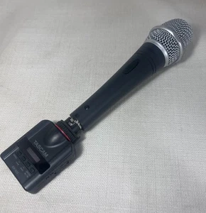 Tascam DR-10X Plug-On Micro Linear PCM Recorder And Handheld XLR Mic used - Picture 1 of 6