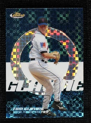 Topps Finest Blue X-Fractor 2005 6/150 Tom Glavine #127 Salón de la fama Foto 1 de 3