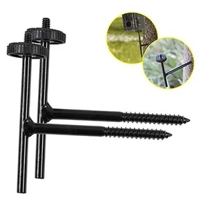 2 Stück Trail Kamerahalterung Baumhalter, 10x11 cm Hirsch schwarz Jagd schwarz Halfter - Bild 1 von 8