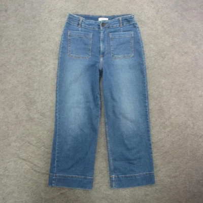 Bagatelle Collection Jeans Womens 29 Blue High Rise Wide Leg Front Pocket Denim - Image 1 of 4