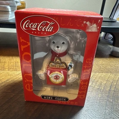 Mini Reloj Oso Coca Cola Marca Coca Cola Nuevo Foto 1 de 4