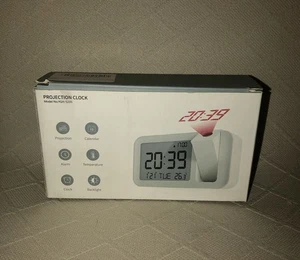 NIB AMAZON TedGem Projection Alarm Clock For Kid Elderly USB Or Battery - Picture 1 of 4