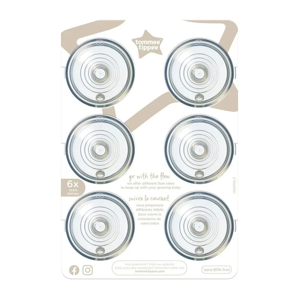 	Tommee Tippee Natural Start Biberón Pezones Flujo Medio Paquete de 3+ Meses o... Foto 1 de 4