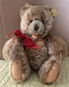 Steiff  bear Zotty mohair stuffed animal made in Austria Jointed Numbered - Picture 1 of 8
