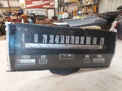 Cuadro de instrumentos Rebel 770 1967 velocímetro Cross Country Rambler Amc 1968 67  Foto 1 de 4