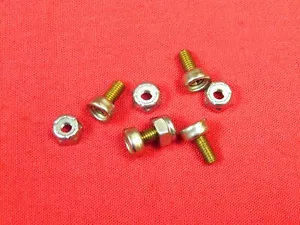 Ford Lincoln Mercury 4 New Convertible Boot Snap Screws - Foto 1 di 5