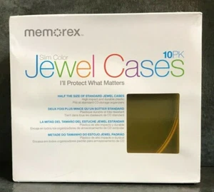 Memorex Slim Color CD Jewel Cases - 10er Pack - NEU - Bild 1 von 6