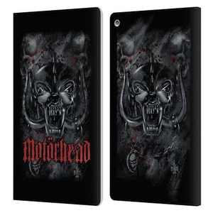 OFFICIAL MOTORHEAD GRAPHICS LEATHER BOOK WALLET CASE COVER FOR AMAZON FIRE - Picture 1 of 18