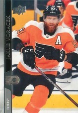 Jakub Voracek 2020-21 Upper Deck Series 2 Hockey Card #389 Philadelphia Flyers