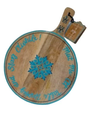 The Turquoise Table By Kristin Schell Cheese Board, Mengo Wood & Enamel Coating  - Image 1 of 4