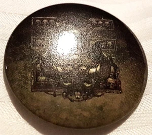 Warhammer 40k Games Workshop Daemons of Chaos Khorne Icon Green Pin Badge - Picture 1 of 1