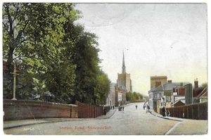 SUFFOLK - STATION ROAD, STOWMARKET 1915 Postkarte - Bild 1 von 1