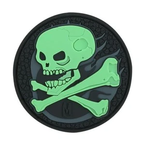 Maxpedition SKULZ Morale Patch Glow in Dark Skull 3D Tactical - Picture 1 of 1