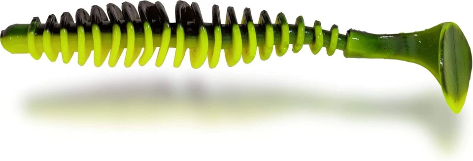 Magic Trout T-Worm Paddler Käse 1,5g 5,5cm neon gelb/schwarz - Bild 1 von 1