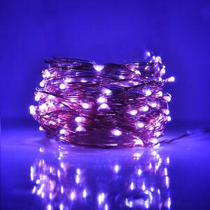 Micro LED Fairy String Lights on Copper and Silver Wire 