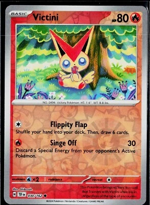 Victini 030/162 Sv05: Temporal Forces Reverse Holo - Image 1 of 2
