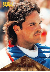1996 Pinnacle Baseball Mike Piazza #4 NM/MT LOS ANGELES DODGERS