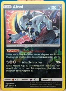 POKEMON - Le squadre sono la briscola - Absol - 88/181 - REVERSE HOLO - tedesco - Foto 1 di 1